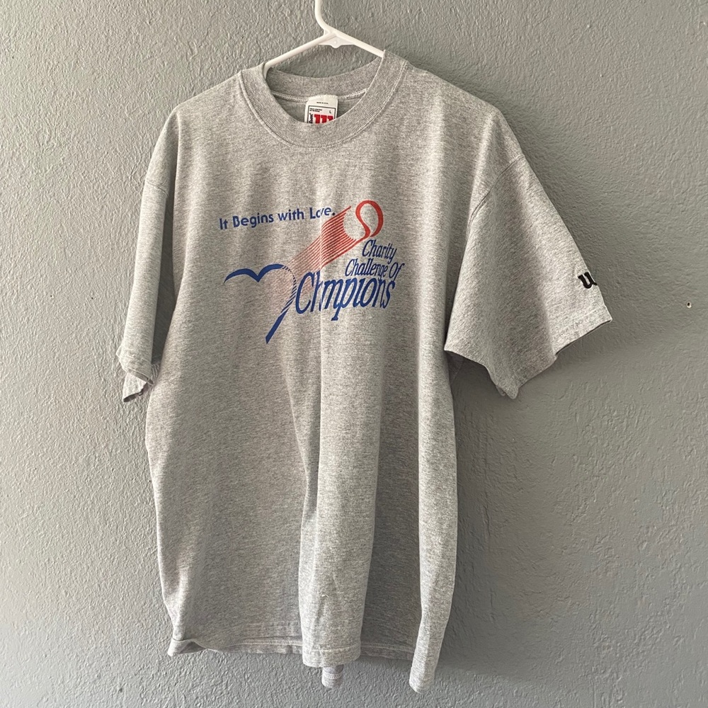 Vintage Grey Wilson Charity T-Shirt